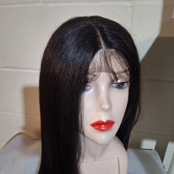 Human Hair Blend Lace Front Wig 35 Inches Long - Picture 9 of 10
